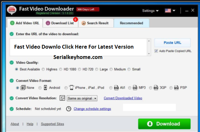 Fast Video Downloader 4.0.0.54 download the new for mac