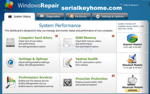 Windows Repair Key