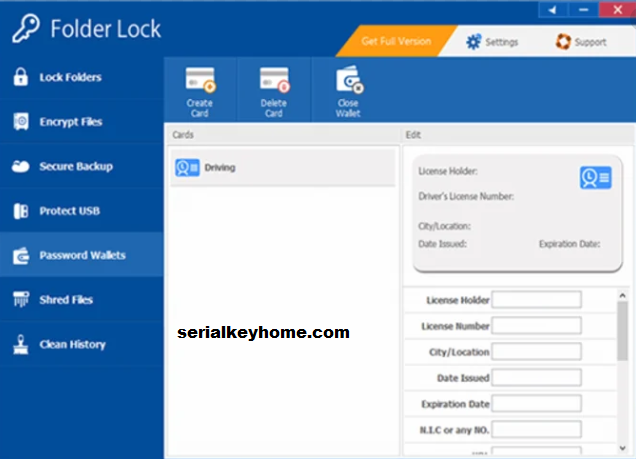 Folder Lock Key